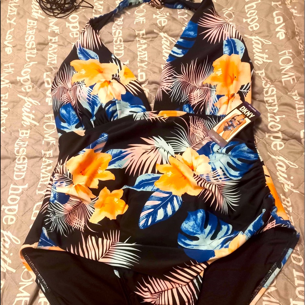 DKNY One piece bathing suit